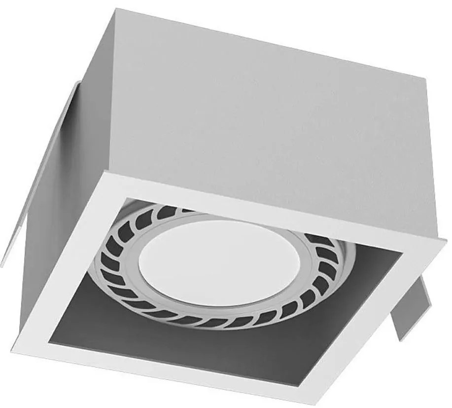 Brosline 3273 - Plafonier CAGE 1xGU10/18W/230V, alb