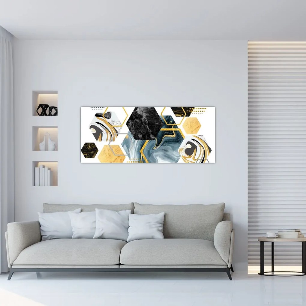 Tablou - Poligon (120x50 cm)