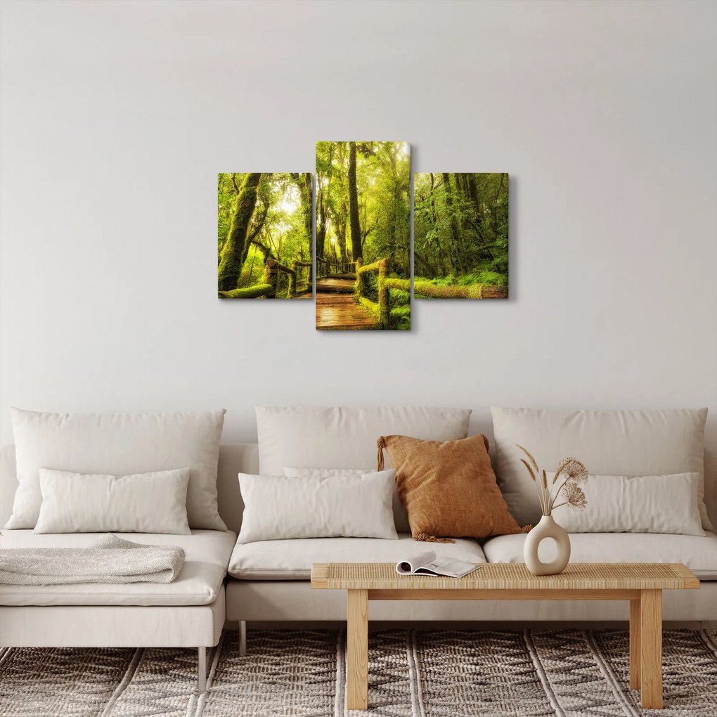 Tablou junglei cu mușchi (90x60 cm)