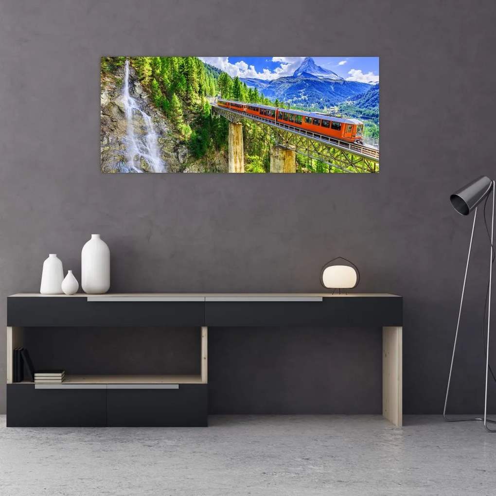 Tablou - Matterhorn, Zermatt, Valais, Elveția (120x50 cm)