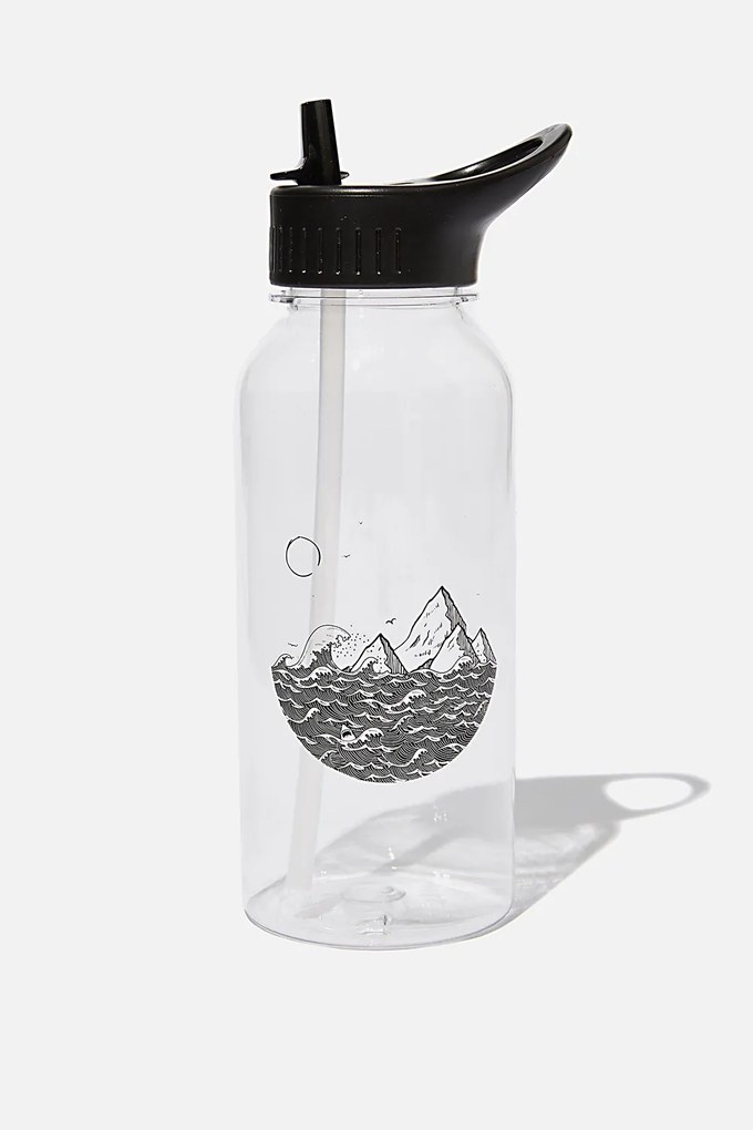 Sticla pentru apa Mountain Stamp 1 l alb