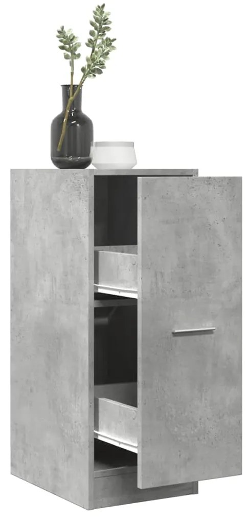 vidaXL Dulap de farmacie, gri beton, 30x41x77,5 cm, lemn prelucrat