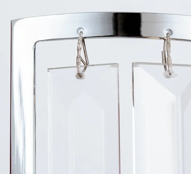 Aplica cromata design LUX cu cristal K9 Gstaad