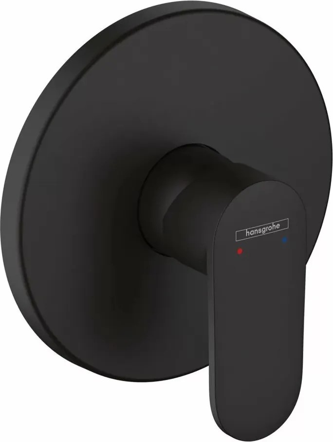 Baterie dus incastrata Hansgrohe Vernis Blend fara corp ingropat negru mat