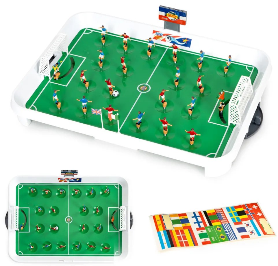 Mini masă de foosball cu 22 de jucători