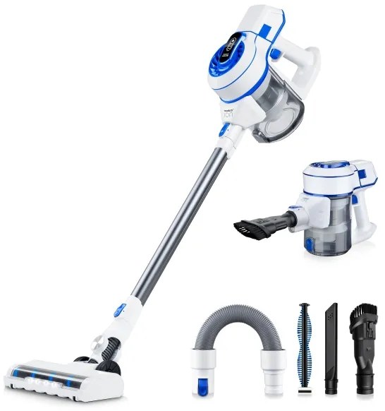 Niceboy ION Hurricane H5 - Aspirator vertical wireless 2în1 150W/2200 mAh alb/al