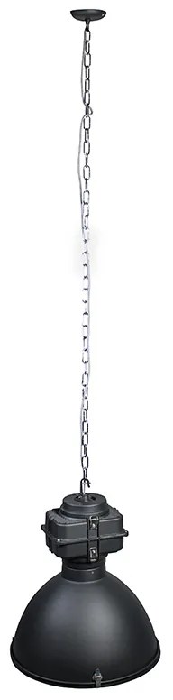 Lampă industrială modernă cu pandantiv neagră 53 cm incl. A60 Wifi - Sicko