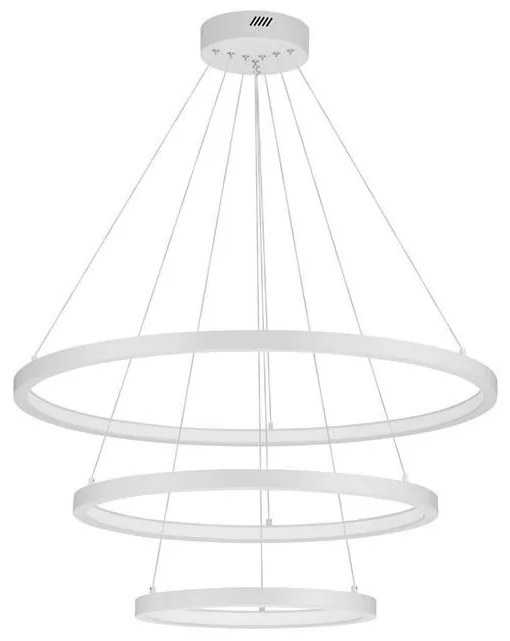 Lustra LED dimabila design circular EMPATIA D-80cm