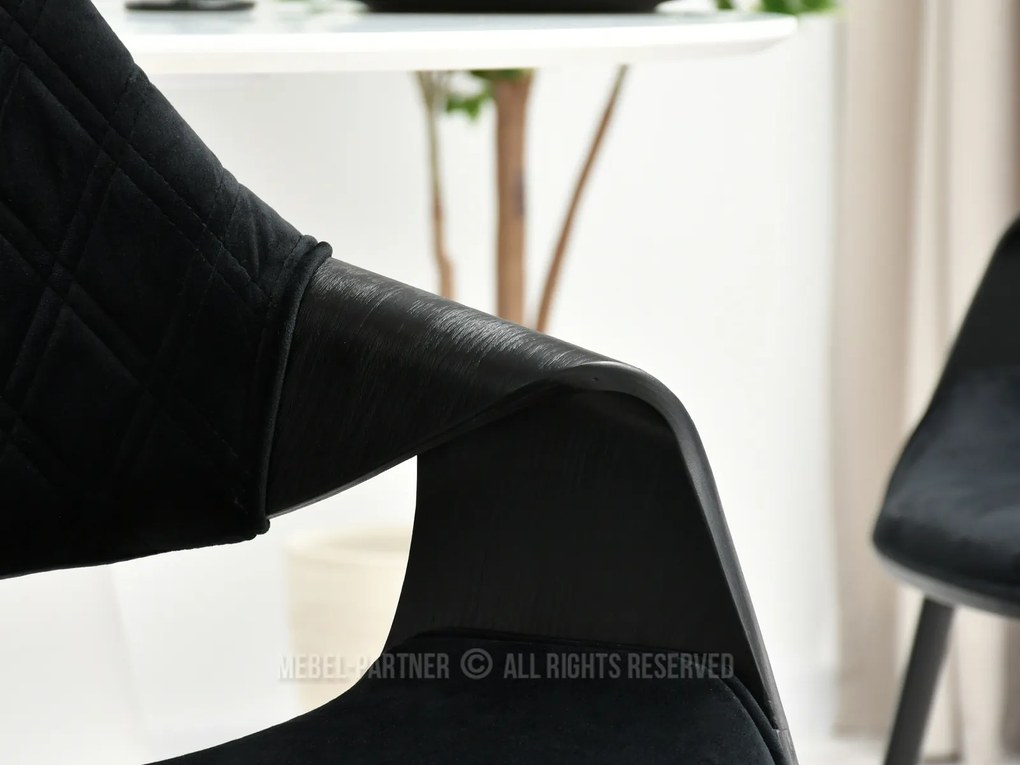 Scaun Rolf K (negru). 1111249
