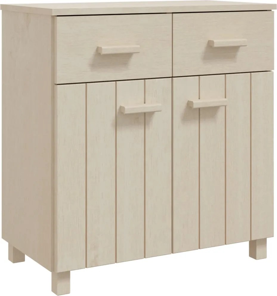 vidaXL Servantă „HAMAR”, maro miere, 79x40x80 cm, lemn masiv de pin