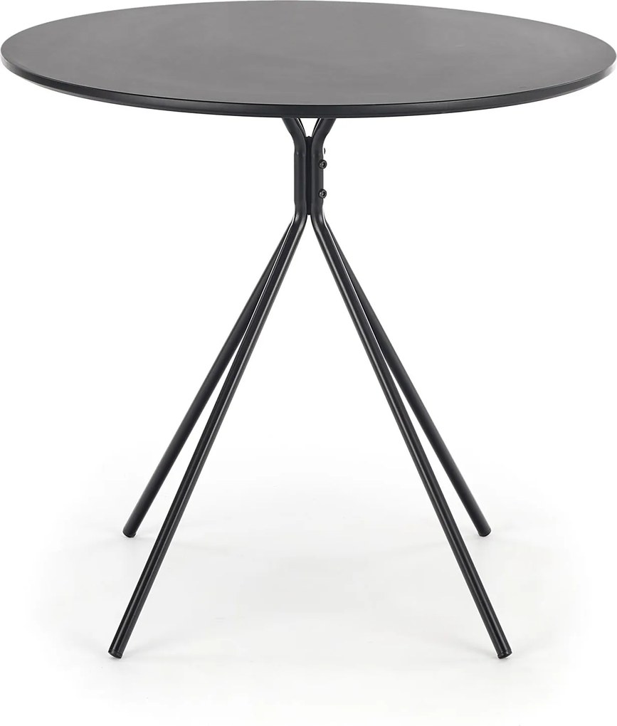 OFERTA Masa de dining neagra PHANTOM 80x80 clasa II