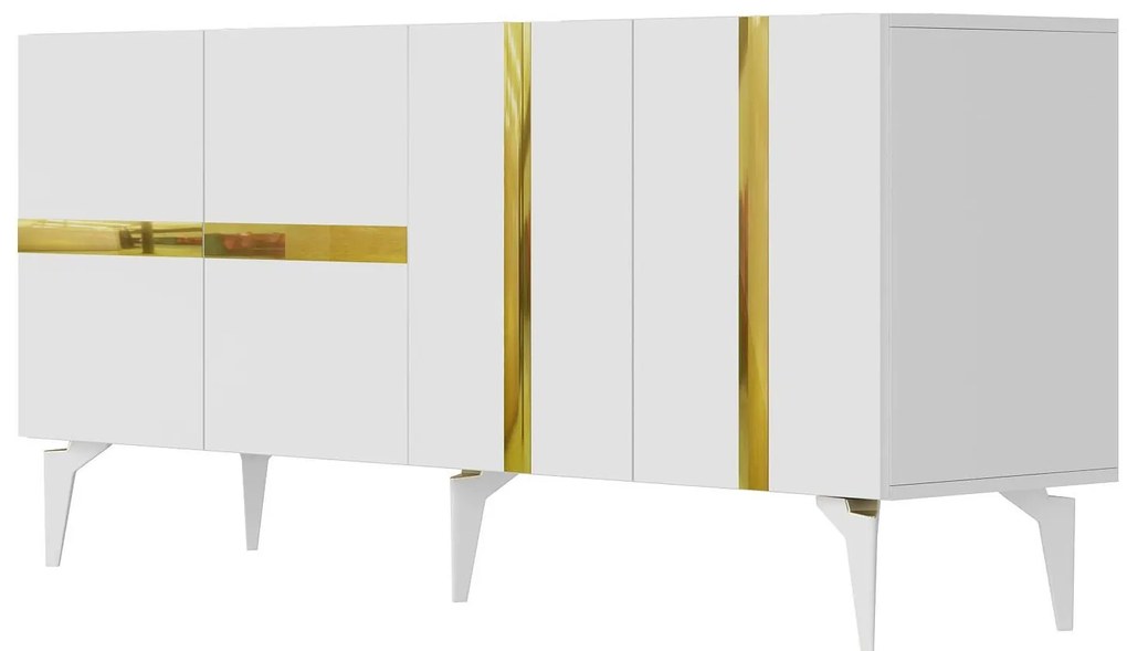 Dulap Vekika 1 (alb + auriu) . 1093525