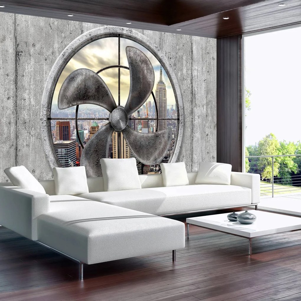 Fototapet - New York după elice (152,5x104 cm)