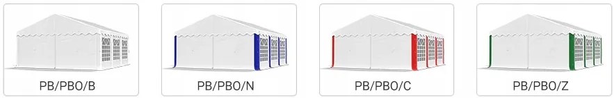 Cort de petrecere 6x12m 240g/m2 PE