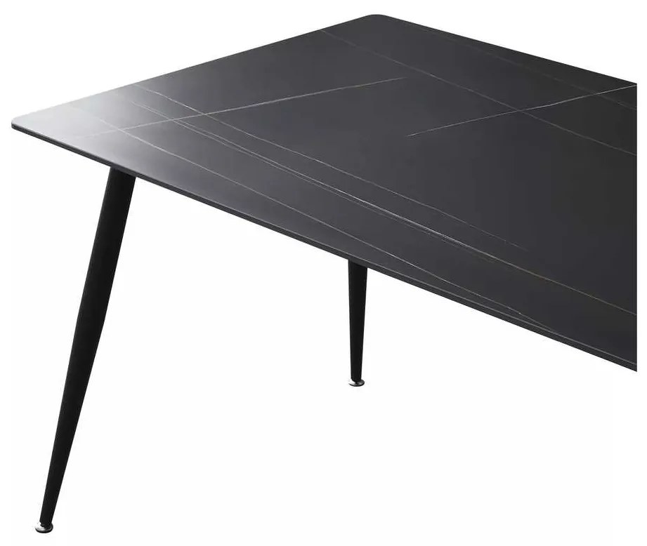 Masă de bucătărie Rion 130 x 70 cm, negru