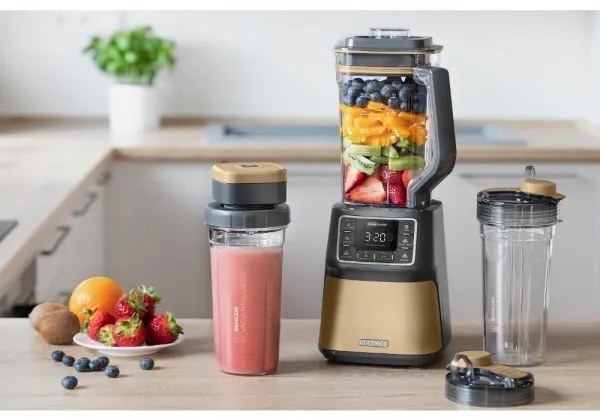 Blender cu mixare în vid Sencor 1500W/230V auriu