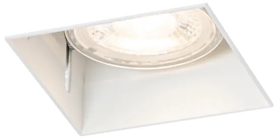 Set de 6 spoturi incastrate albe GU10 50mm fara rama - Oneon