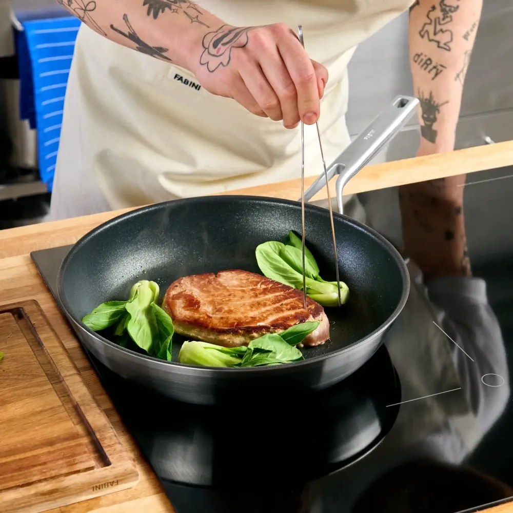 Tigaie cu suprafață antiaderentă din oțel inoxidabil ø 30 cm Lucca 3.0 – FABINI