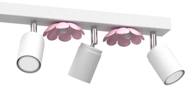 Spot FLOWER 6xGU10/8W/230V alb