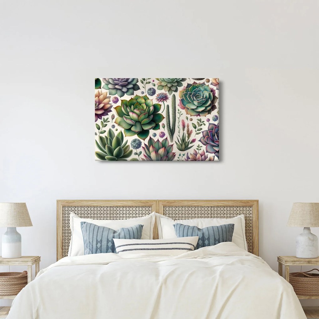 Tablou - Plante suculente (90x60 cm)