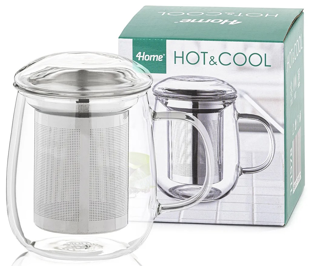 Cană ceai cu infuzor 4Home Hot&Cool 450 ml
