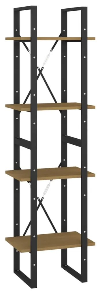 806425 vidaXL Bibliotecă cu 4 rafturi, 40x30x140 cm, lemn masiv de pin