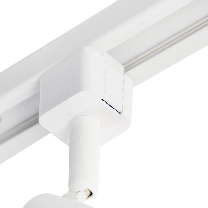 Sistem de șine modern cu 3 spoturi monofazate alb - Jeany