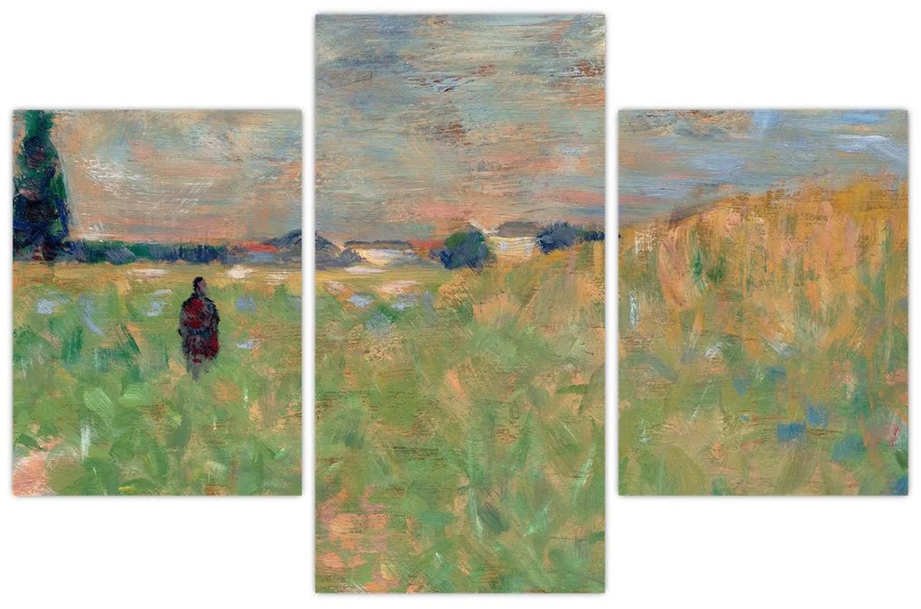 Tablou - Georges Seurat, A Summer Landscape, reproducere (90x60 cm)