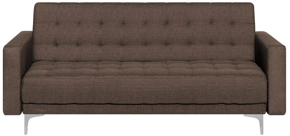 Canapea 3 locuri ABERLADY (textil) (maro închis). 1019384