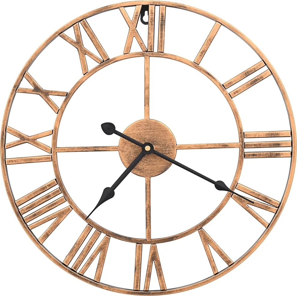vidaXL Ceas de perete, auriu, 40 cm, metal