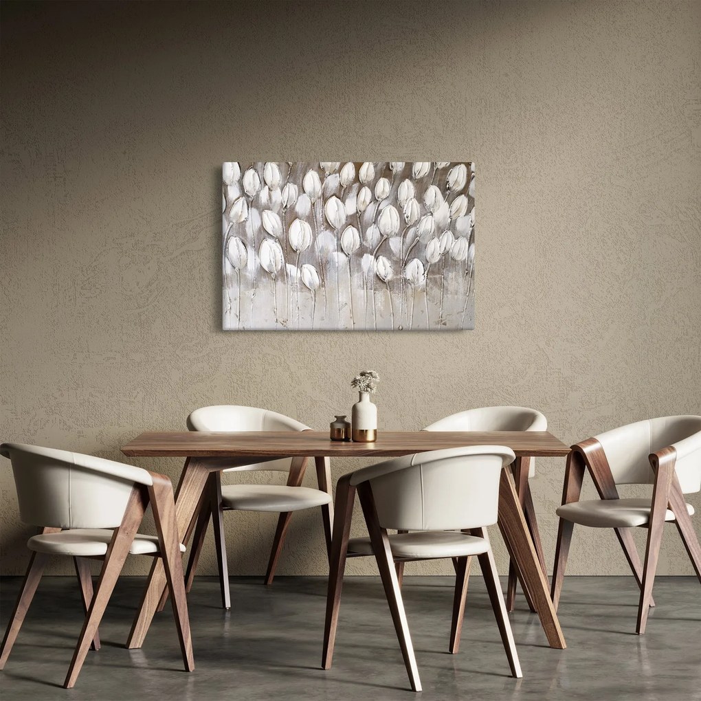 Tablou - Lalele structurate (90x60 cm)