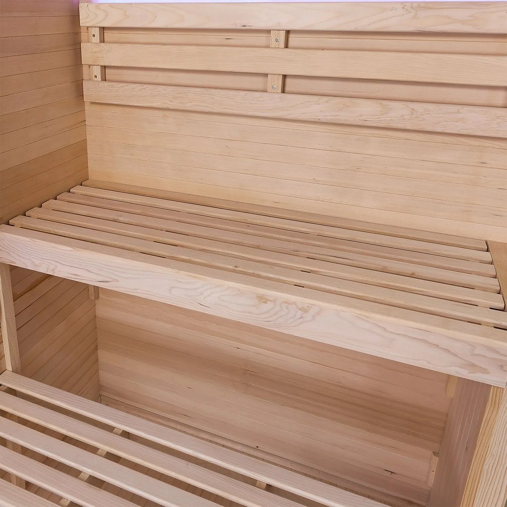Vnútorná sauna Vantaa 120 so soľnými kameňmi