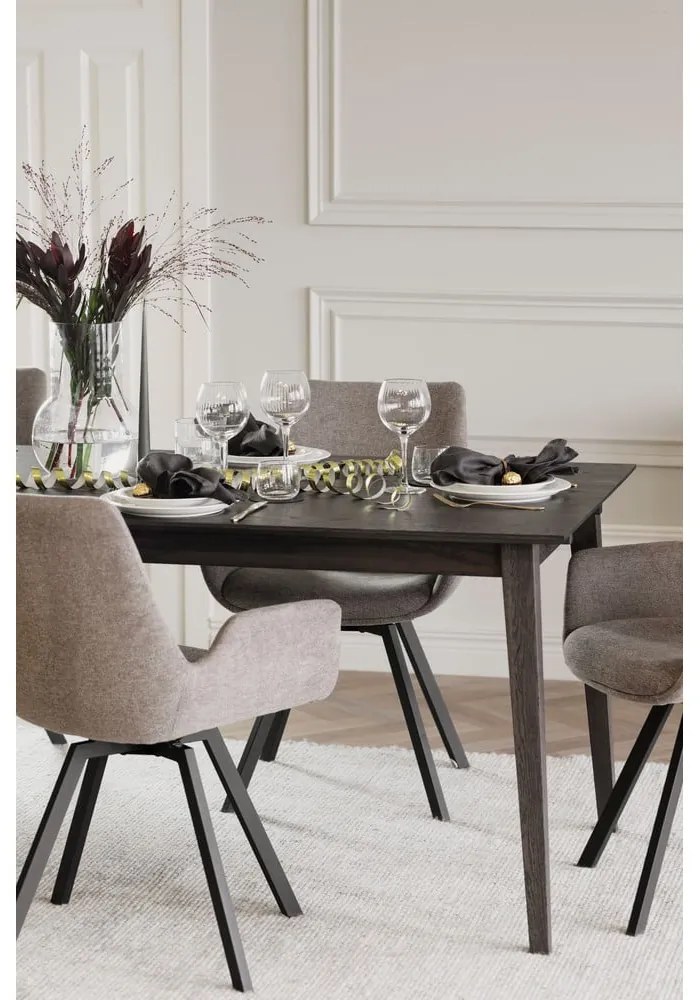 Set de scaune de sufragerie bej 2 buc. tapițat Norwell – Rowico