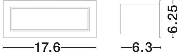 Spot LED incastrabil iluminat exterior ambiental IP54 ECHO alb