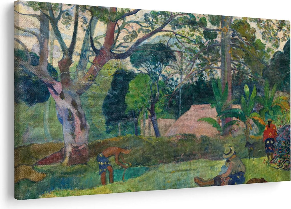 Tablou - Paul Gauguin, Te raau rahi (The Big Tree), reproducere (90x60 cm)