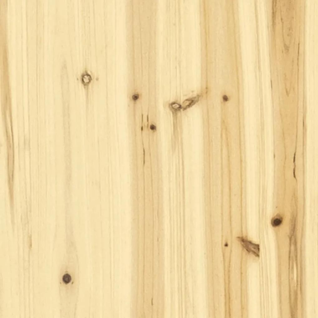 Noptiere, 2 buc., 40x30,5x40 cm, lemn masiv de brad 2