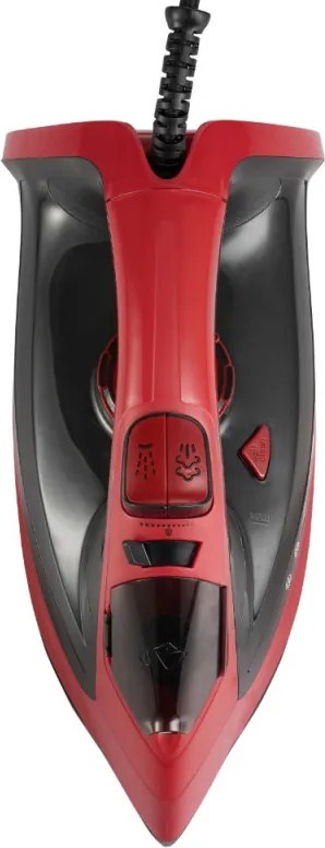 La mâna a doua: Fier de calcat Mesko MS 5031, 3000W, Placa ceramica, Oprire automata, Sistem anti-calcar, Rosu/Negru