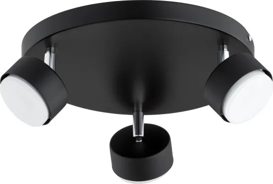 Brilagi - Spot LED MONO, 3 x GX53, 30 W, 230 V, negru