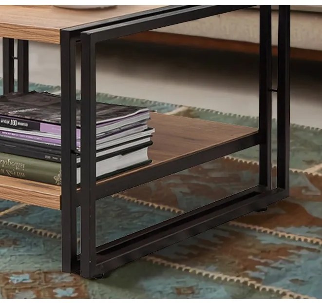 Mobilier living Cosmopolitan 1 (Pin atlantic + Negru). 1089383