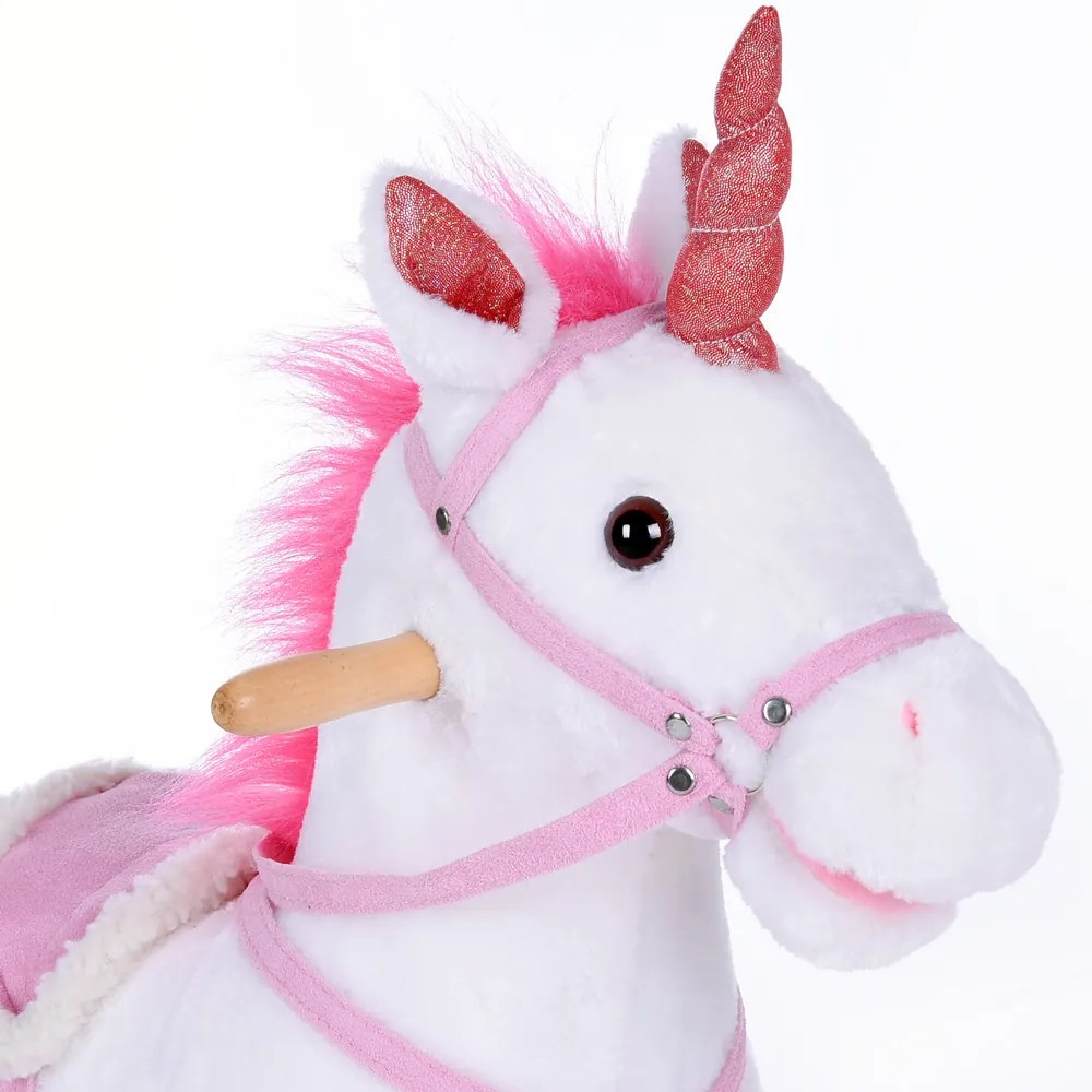 Deuba Unicorn balansoar pentru copii cu funcție de sunet