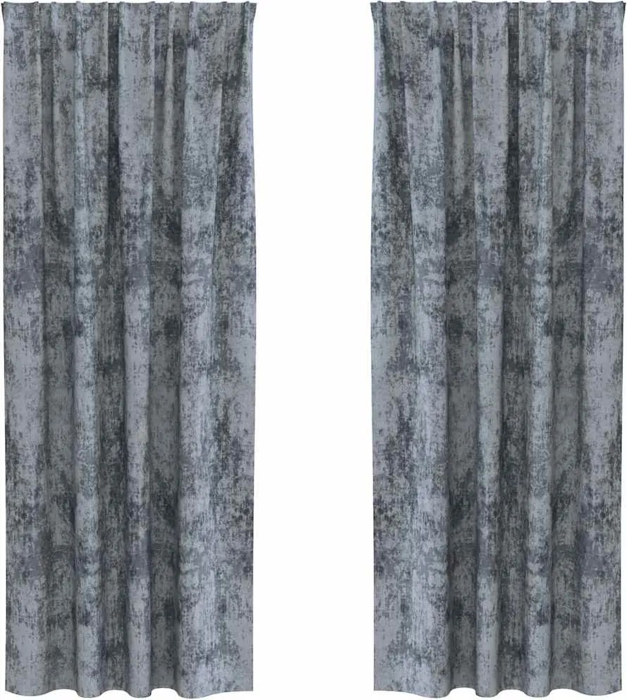 vidaXL Cortine din catifea 2 pcs Gri argintie 225 x 140 cm Catifea