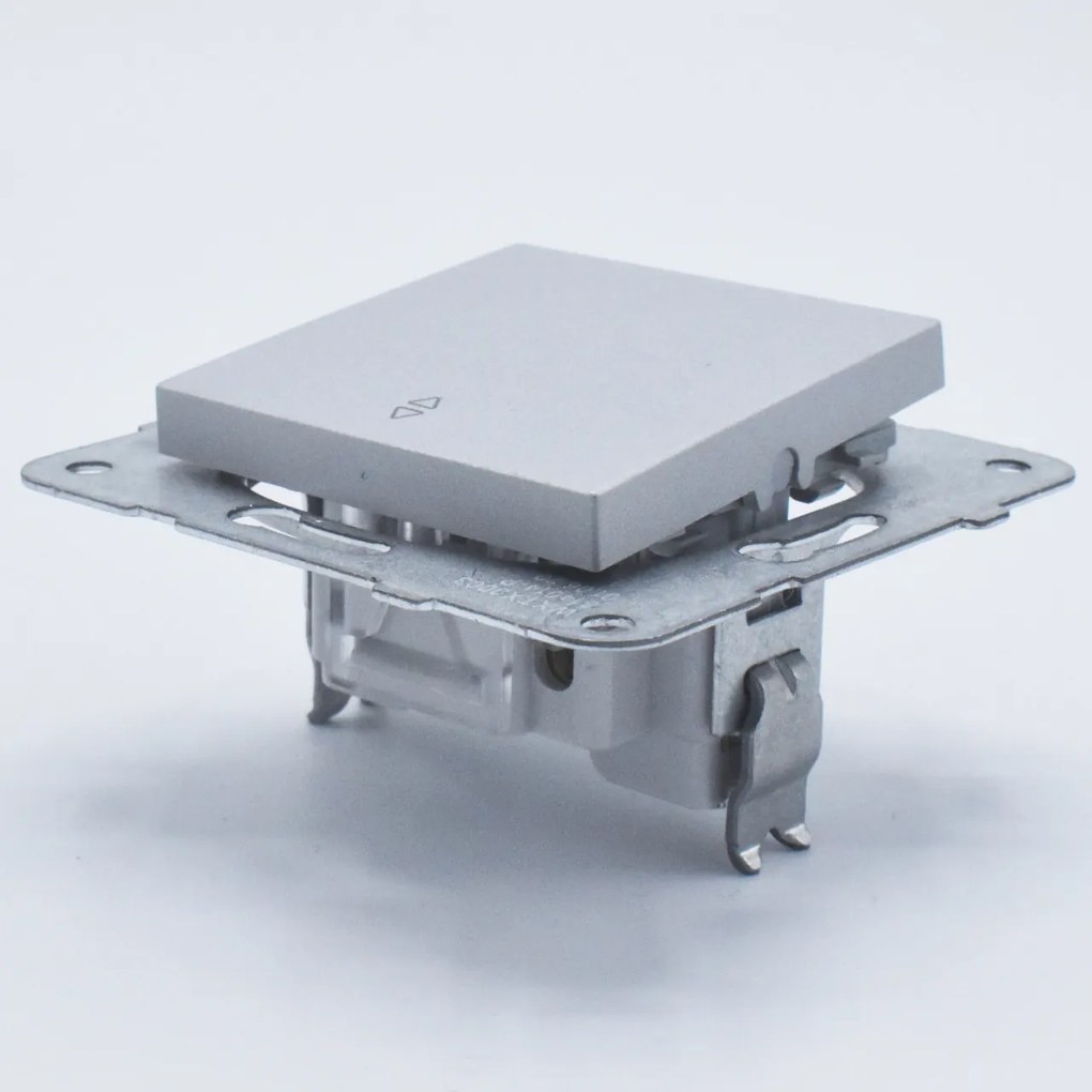 Intrerupator alternativ, Argintiu, 10A, Panasonic Arkedia Slim - Karre Plus