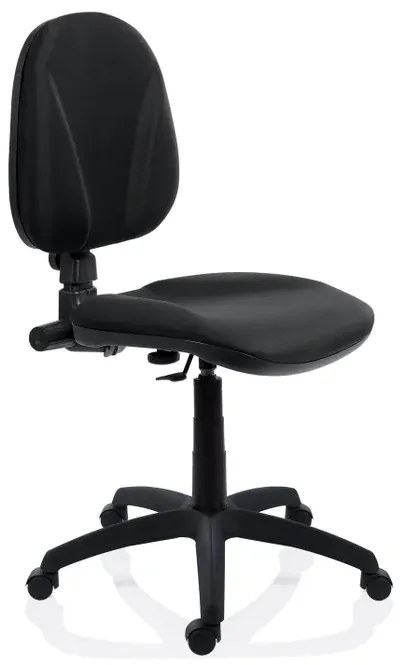 Scaun birou ergonomic fara brate,rotativ, textil,negru