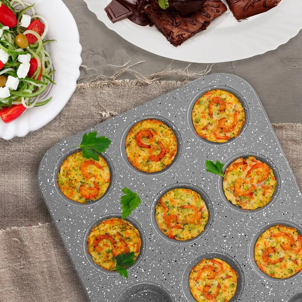 Formă de copt pentru brioșe din metal 26,5x35 cm Grande – Orion