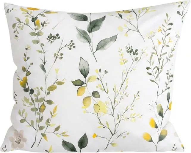 Față de pernă din microfibra CITRUS GARDEN 45x45 cm, alb