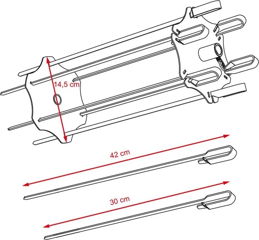 Tijă rotativă Avenberg TANDOORI