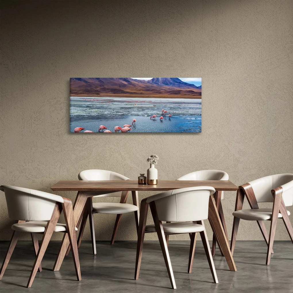 Tablou - Flamingo (120x50 cm)