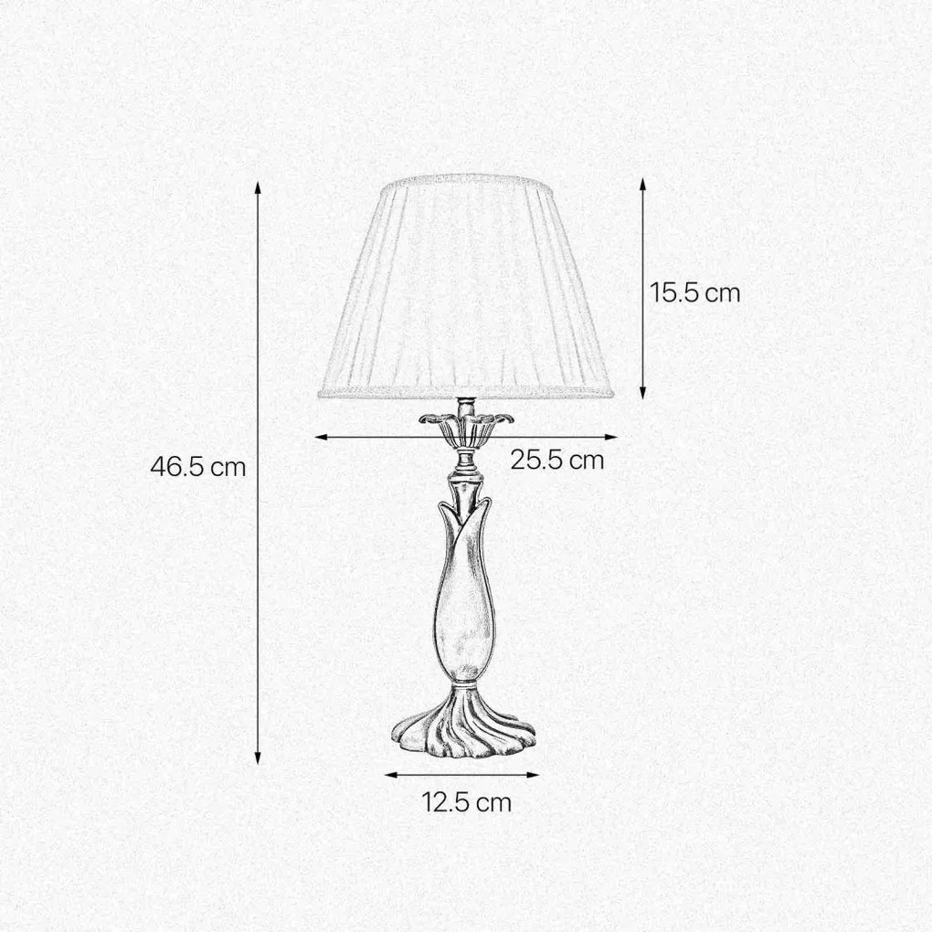 Veioza din alama design italian Ginevra