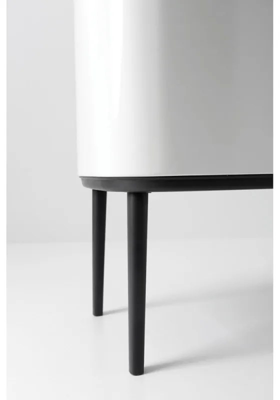 Cos de gunoi Brabantia Bo Touch 651110, 11+23 L, Deschidere lina si silentioasa, Deschidere mare, Alb
