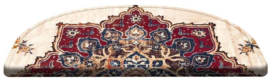 Covorașe pentru scări în set de 16 bucăți 65x20 cm Floral Path - Vitaus